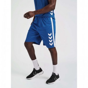 Hummel Core Xk Basket Shorts Herre Blå | 361927-947