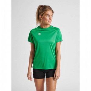 Hummel Core Xk Core Poly S/S T-skjorte Dame Grønn | 510431-993