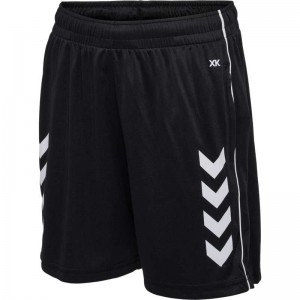 Hummel Core Xk Poly Coach Shorts Barn Svarte | 049491-689
