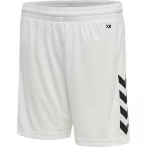 Hummel Core Xk Poly Shorts Barn Hvite | 414076-190