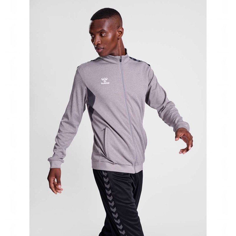 Hummel Authentic Pl Zip Jakker Herre Grå | 493858-446
