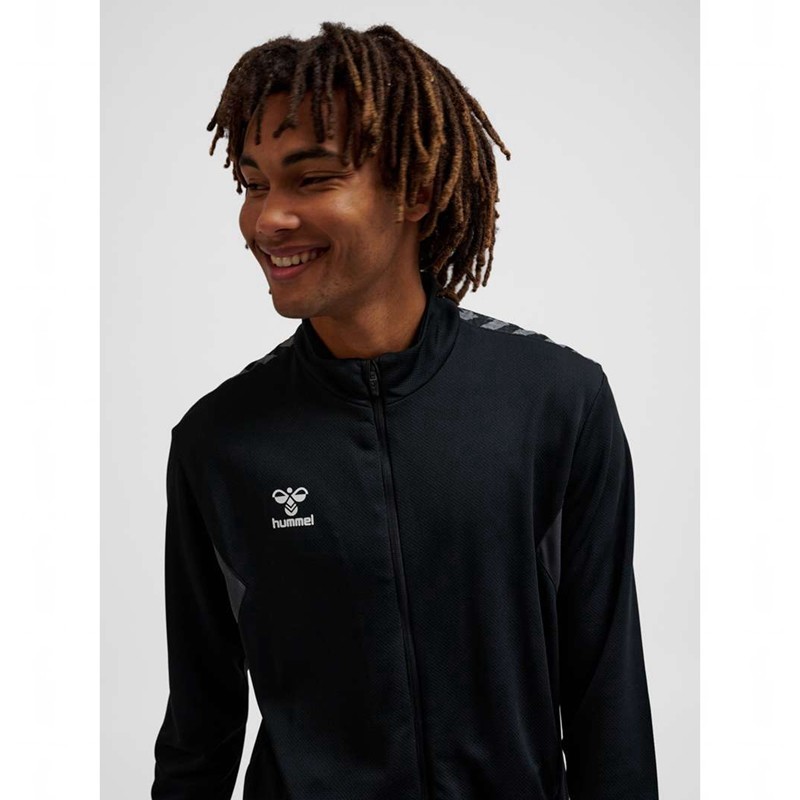 Hummel Authentic Pl Zip Jakker Herre Svarte | 145554-402