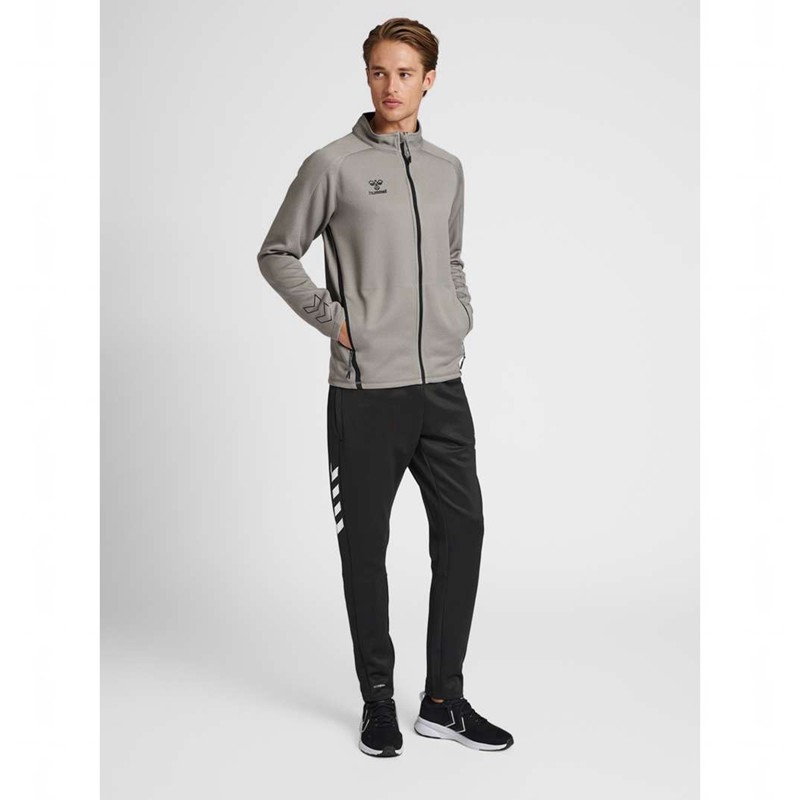 Hummel Cima Xk Zip T-skjorte Herre Grå | 049344-171