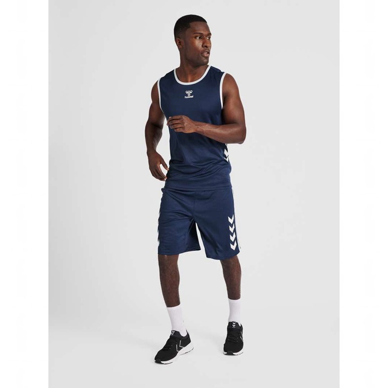 Hummel Core Xk Basket Shorts Herre Marineblå | 189107-722