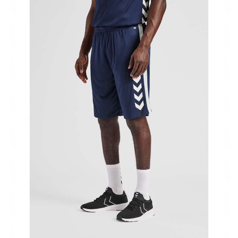 Hummel Core Xk Basket Shorts Herre Marineblå | 189107-722