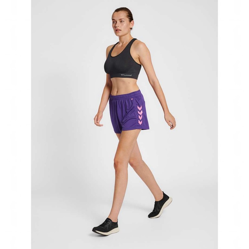 Hummel Core Xk Poly Shorts Dame Lilla | 349869-601
