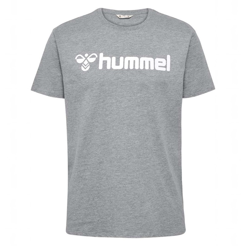 Hummel Go 2.0 Logo S/S T-skjorte Herre Grå | 731906-516