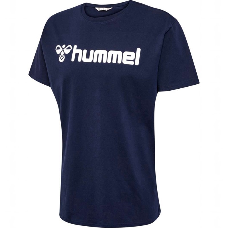 Hummel Go 2.0 Logo S/S T-skjorte Herre Marineblå | 232312-507