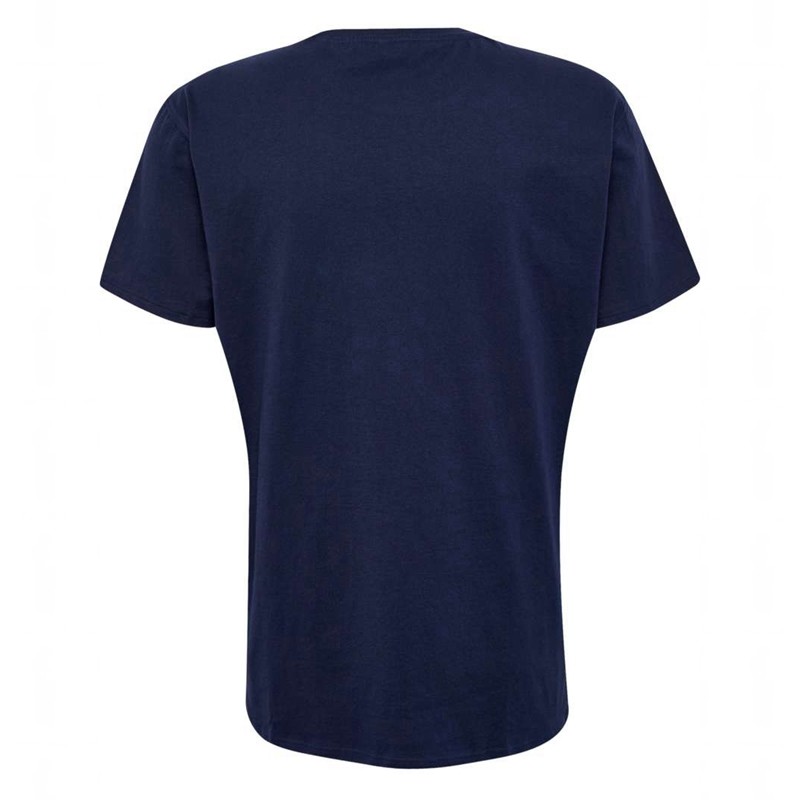 Hummel Go 2.0 Logo S/S T-skjorte Herre Marineblå | 232312-507