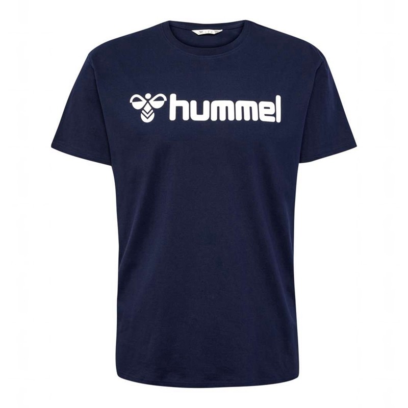 Hummel Go 2.0 Logo S/S T-skjorte Herre Marineblå | 232312-507