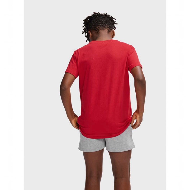 Hummel Go 2.0 S/S T-skjorte Barn Rød | 947588-275