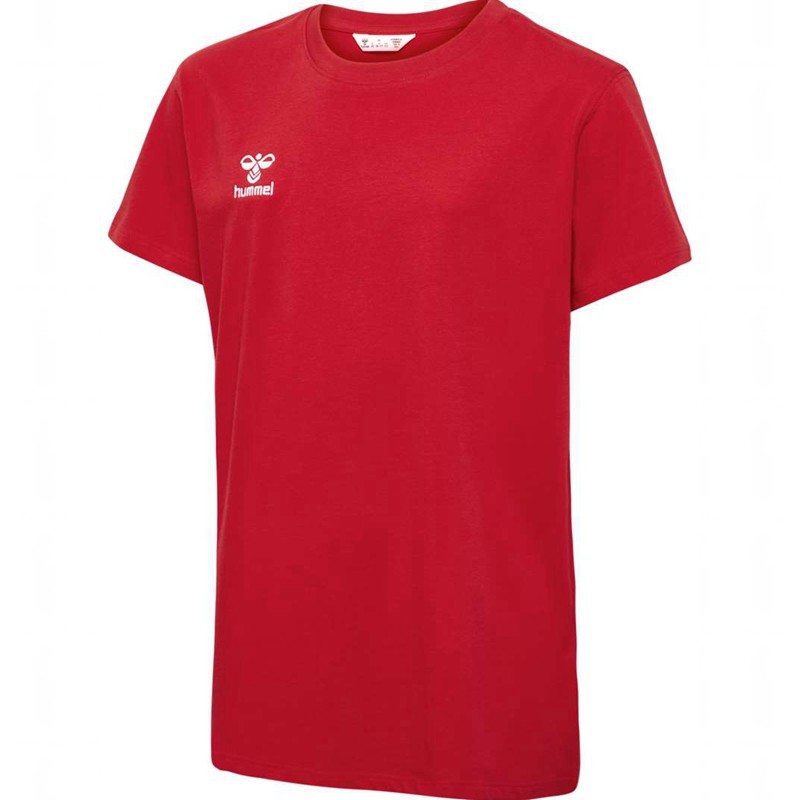 Hummel Go 2.0 S/S T-skjorte Barn Rød | 947588-275