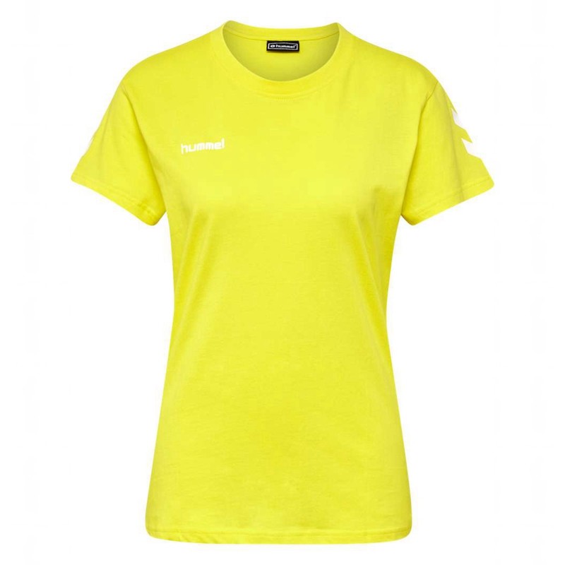 Hummel Go Cotton S/S T-skjorte Dame Gul | 460139-979