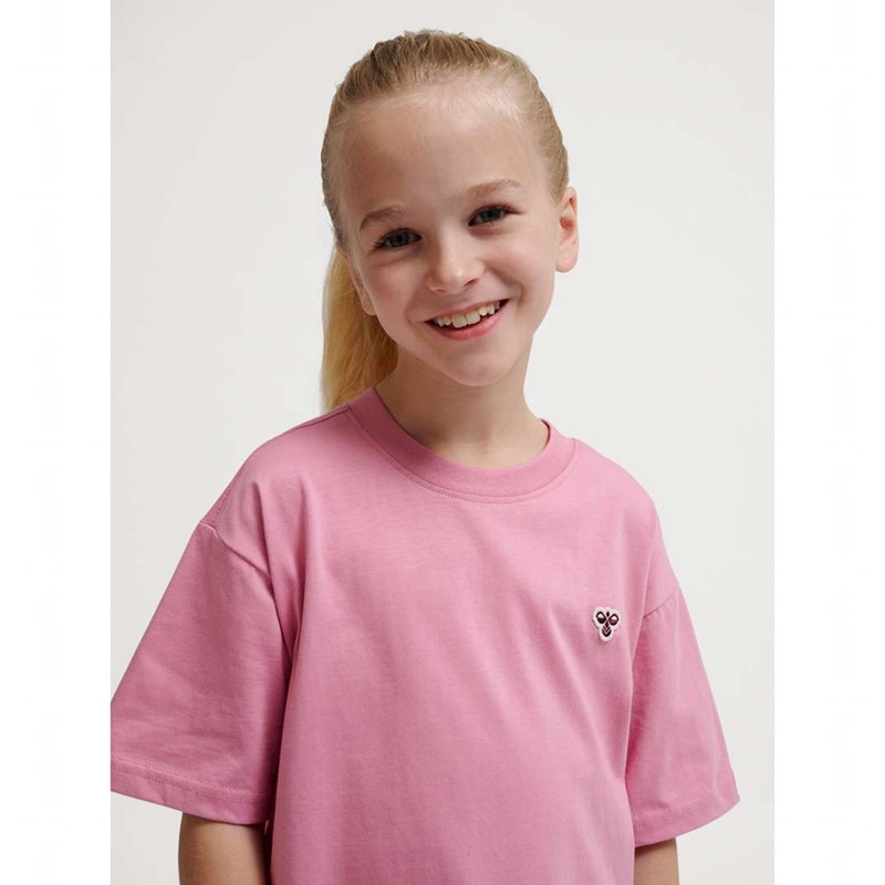 Hummel Jr Loose S/S Bee T-skjorte Barn Rosa | 655968-286