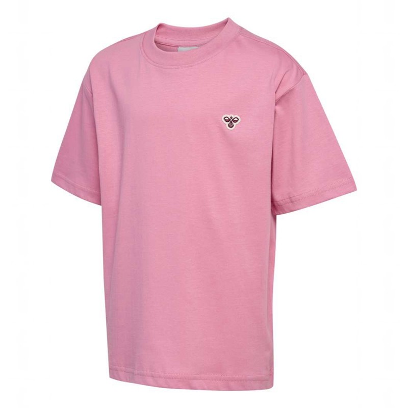 Hummel Jr Loose S/S Bee T-skjorte Barn Rosa | 655968-286