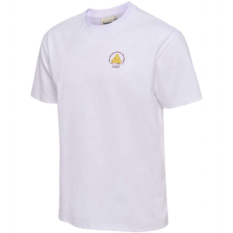 Hummel Loose S/S Call Us T-skjorte Herre Hvite | 806802-178