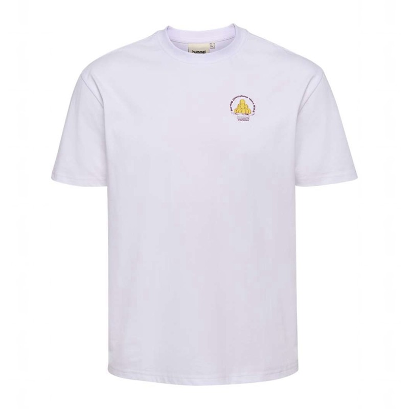 Hummel Loose S/S Call Us T-skjorte Herre Hvite | 806802-178