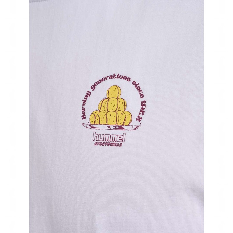 Hummel Loose S/S Call Us T-skjorte Herre Hvite | 806802-178