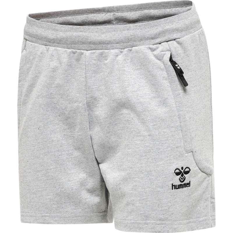 Hummel Move Grid Cotton Shorts Dame Grå | 709029-378