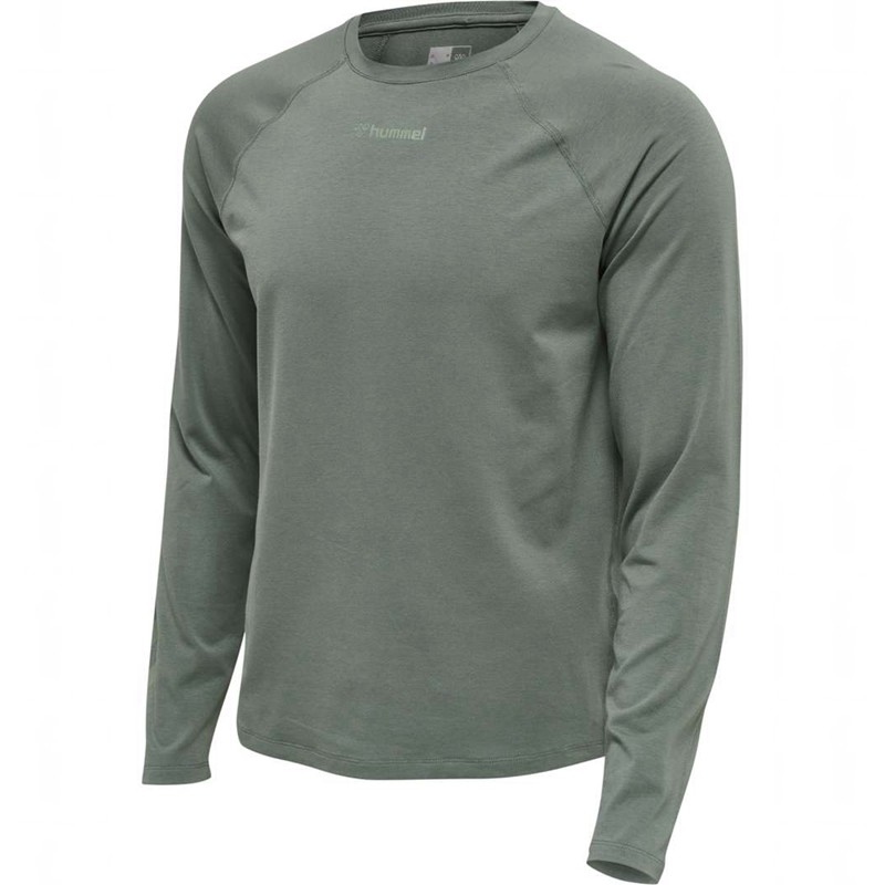 Hummel Mt Laze L/S T-skjorte Herre Grå | 525996-463