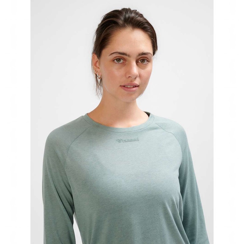 Hummel Mt Vanja L/S T-skjorte Dame Grå | 080018-731