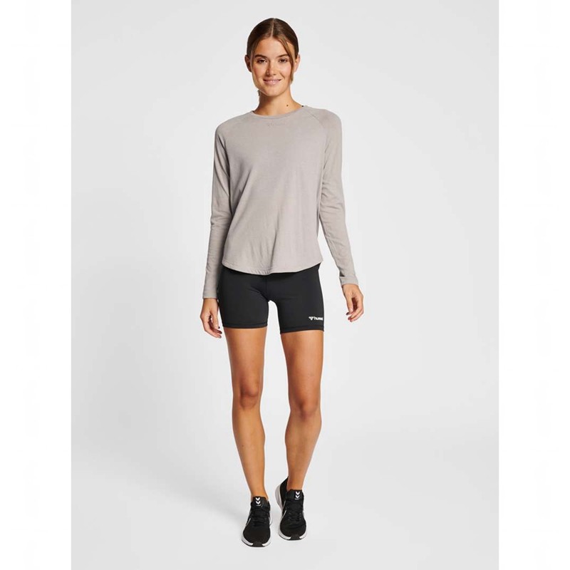 Hummel Mt Vanja L/S T-skjorte Dame Grå | 794518-467