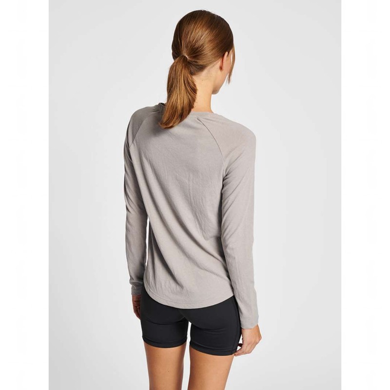 Hummel Mt Vanja L/S T-skjorte Dame Grå | 794518-467