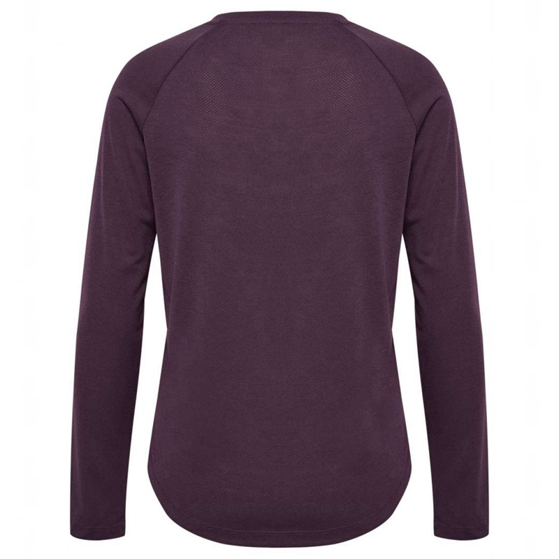 Hummel Mt Vanja L/S T-skjorte Dame Lilla | 831584-903
