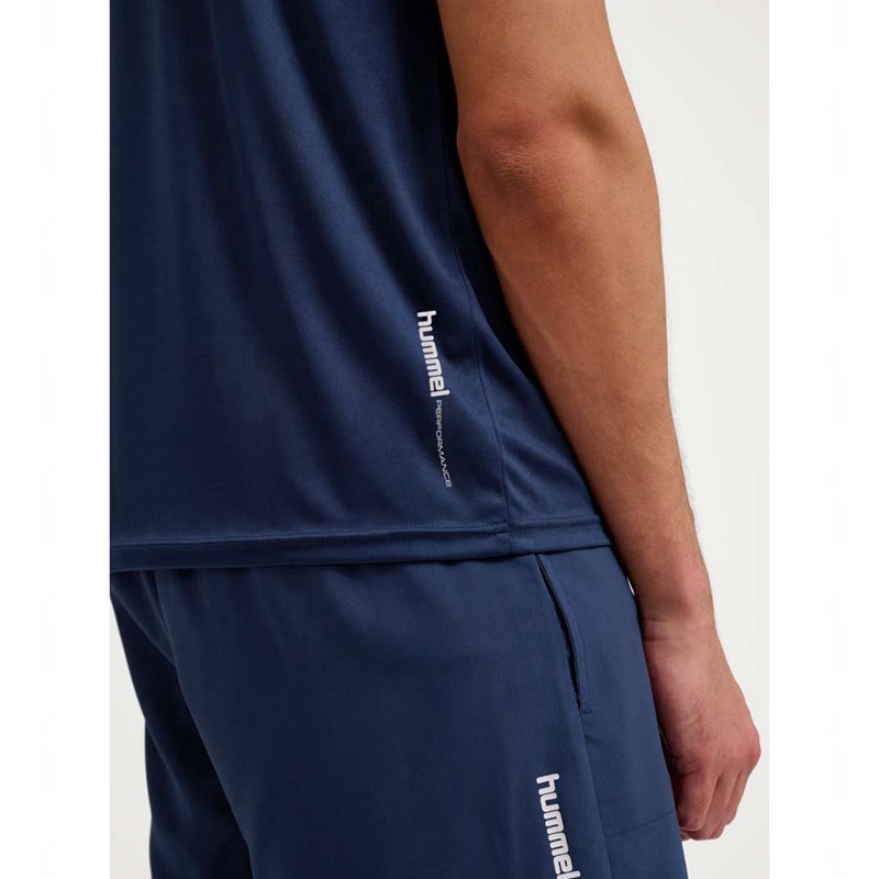 Hummel Pulse Training S/S T-skjorte Herre Marineblå | 261590-178