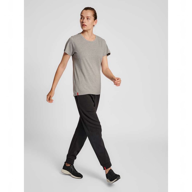 Hummel Red Basic S/S T-skjorte Dame Grå | 133815-942