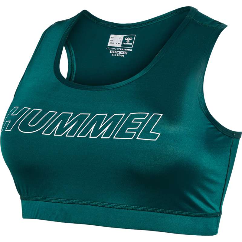 Hummel Te Curvy Plus Sports BH Dame Grønn | 580659-478