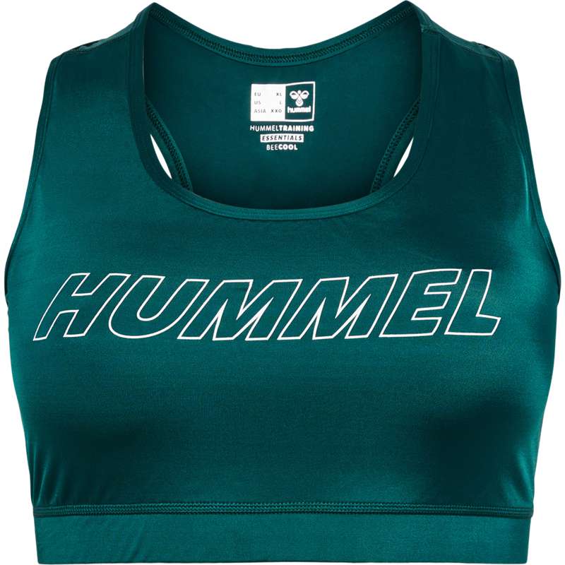 Hummel Te Curvy Plus Sports BH Dame Grønn | 580659-478