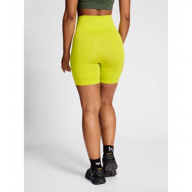 Hummel Tif Seamless Shorts Dame Gul | 649699-246
