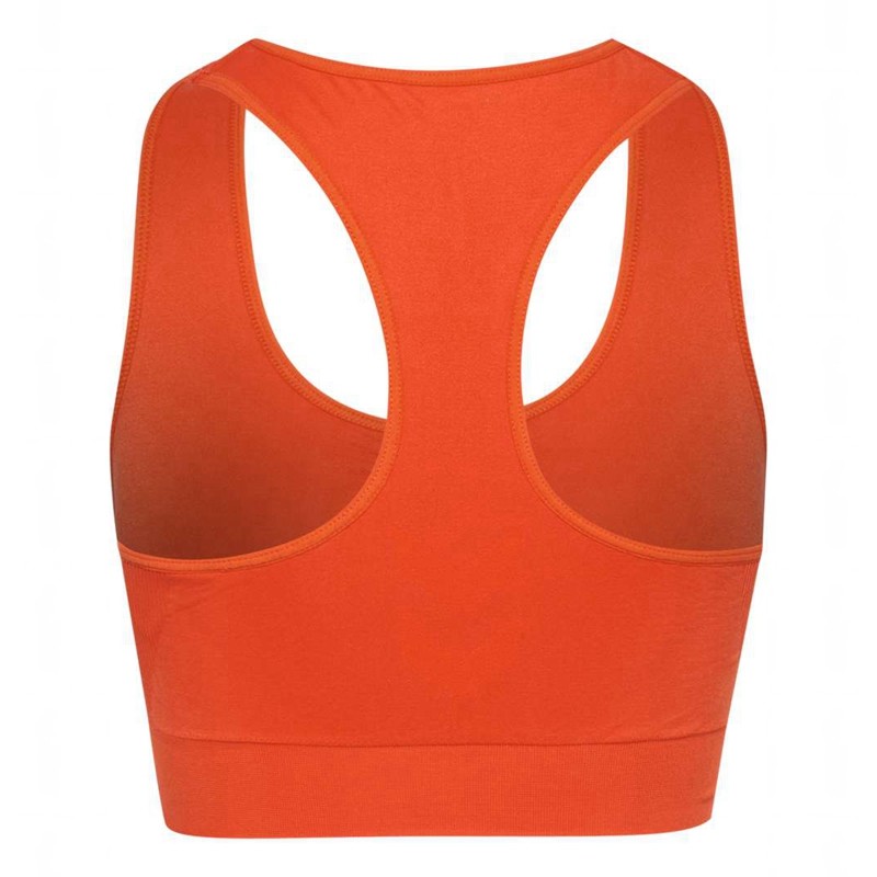 Hummel Tif Seamless Top Sports BH Dame Oransje | 299028-267