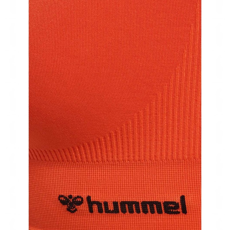 Hummel Tif Seamless Top Sports BH Dame Oransje | 299028-267