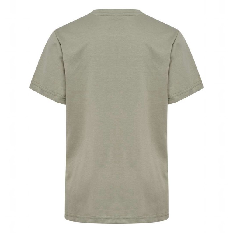 Hummel Tres S/S T-skjorte Barn Grå | 800142-519